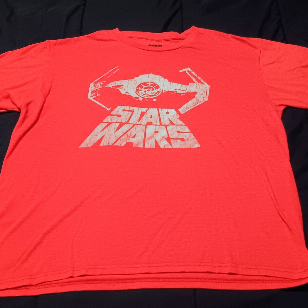 Star Wars Tie Fighter Red Short Sleeve Tee